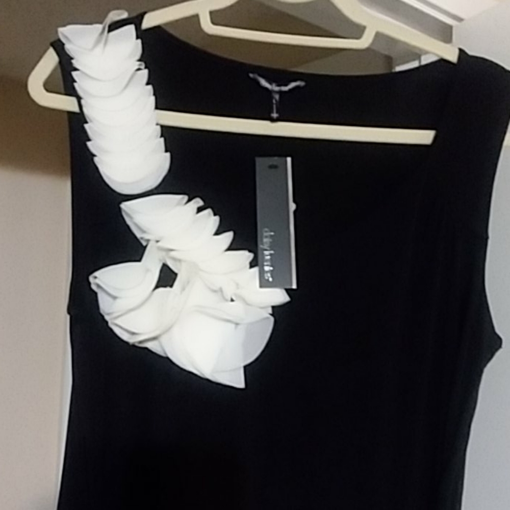 NWT Daisy Fuentes large black dress